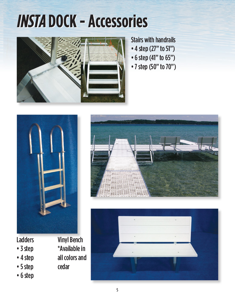 PAGE 5 - INSTA DOCK - ACCESSORIES